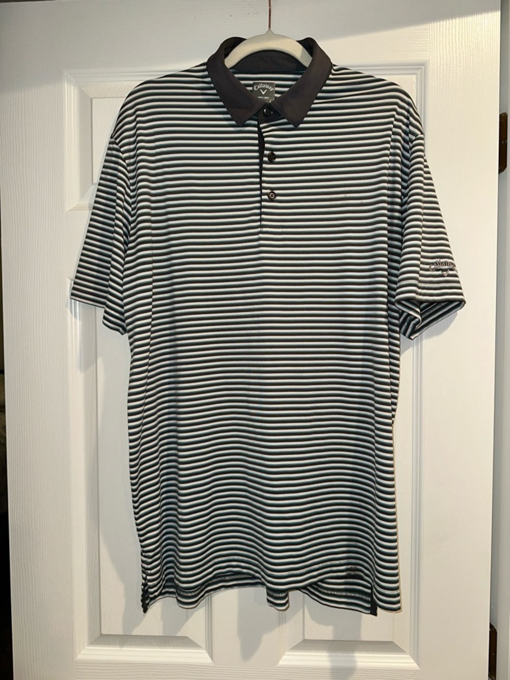 Callaway Striped Polo Shirt